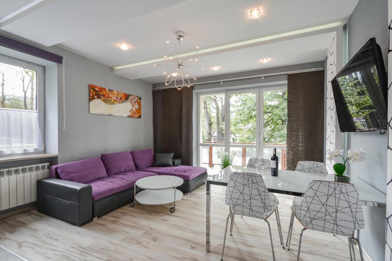 Apartament Rodzinny Hrabiego - Sauna, Centrum Zakopanego Ul Zamoyskiego, Balkon, 2 Sypialnie, Parking, Gorne Krupowki ภายนอก รูปภาพ